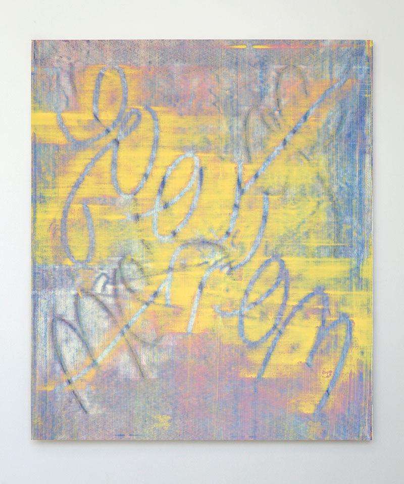 Jonathan Kelly - Massage X - Acrylic on Canvas - 82x70cm